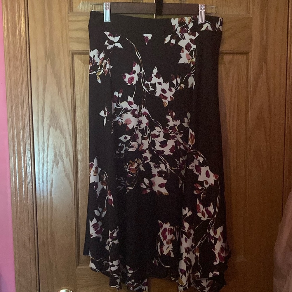 Apt 9 women’s black floral dress skirt